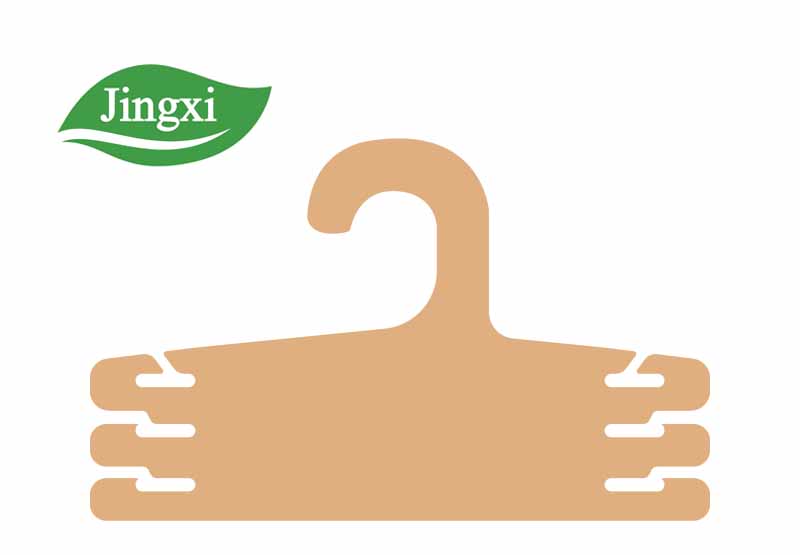 New design sustainable recycled paper cardboard bra underwea clothes set hangers