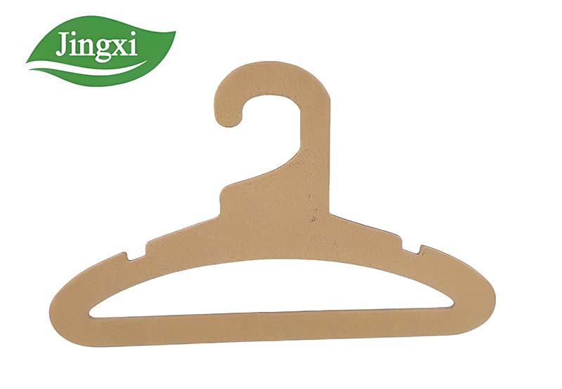 OEM Customized Non-slip durable Biodegradable coats Jackets T-shirt  natural paper cardboard hangers for retail shop