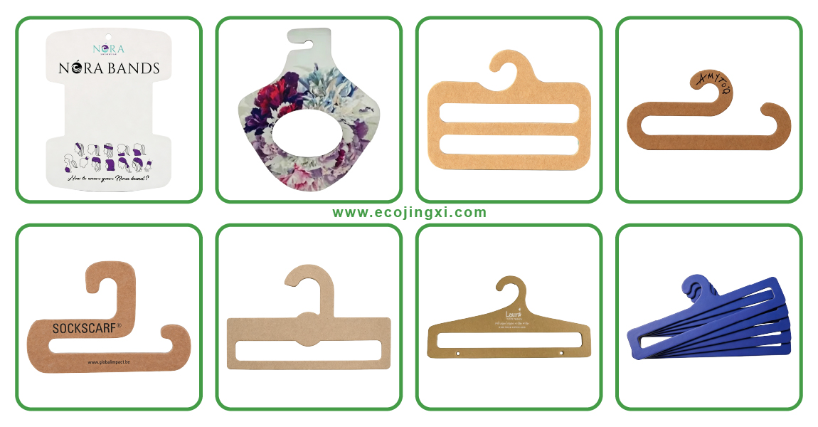 100% recycled kraft paper cardboard space saving hanger hooks for scarf display 100% recycled kraft paper cardboard space saving hanger hooks for scarf display