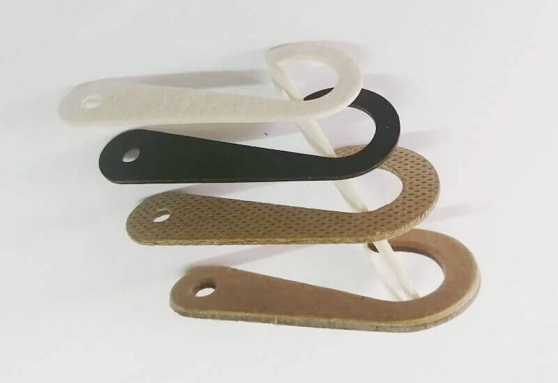 FSC eco friendly recycled J paper cardboard hooks for hats gloves display
