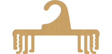 FSC Recyclable Cardboard Paper Hangers for underpants pants display