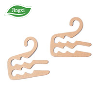 FSC recycle paper fiber hook for two packs socks holder cardboard packaging hook