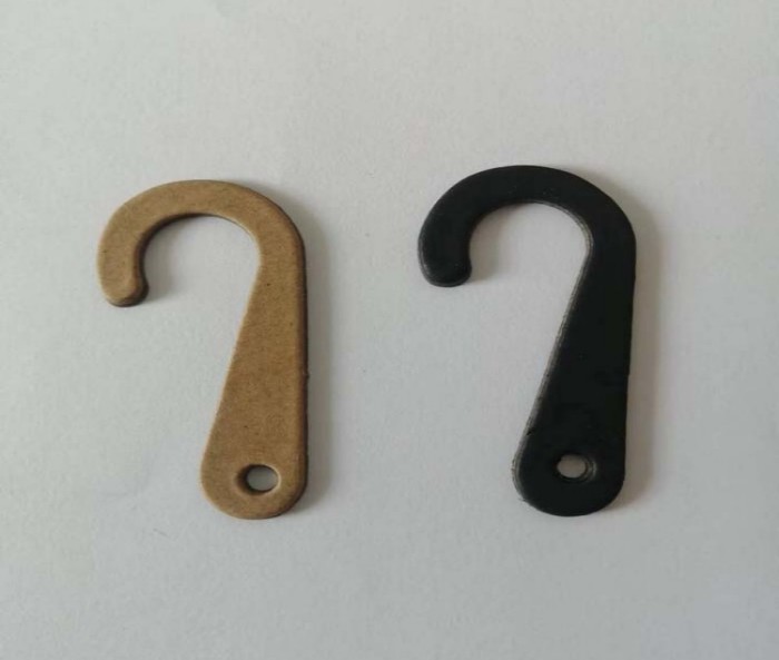 stocks black color paper cardboard hangers hooks for gloves hats cap headgear display