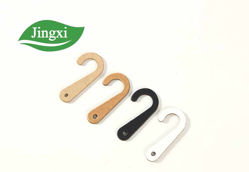 Eco recycled Insert Header Tab J Hooks paper cardboard beanies hooks