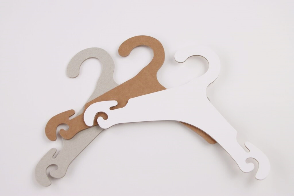 B to B Custom cardboard hangers for lingerie retail shop display