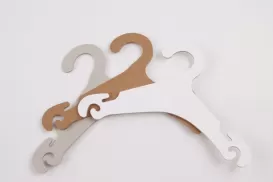 B to B Custom cardboard hangers for lingerie retail shop display