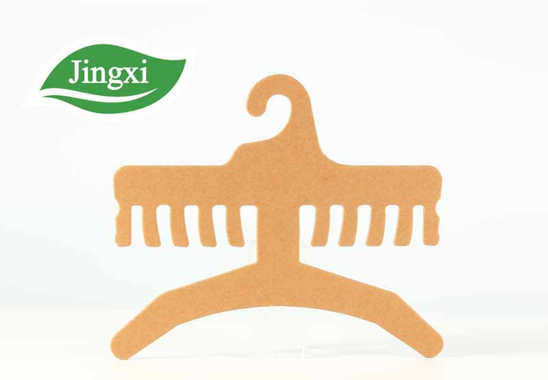 B2B 100% recyclable space saving paper cardboard hangers for Children’s clothes set display