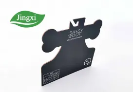 Dog products paper header tags header card for dog harness accessories display