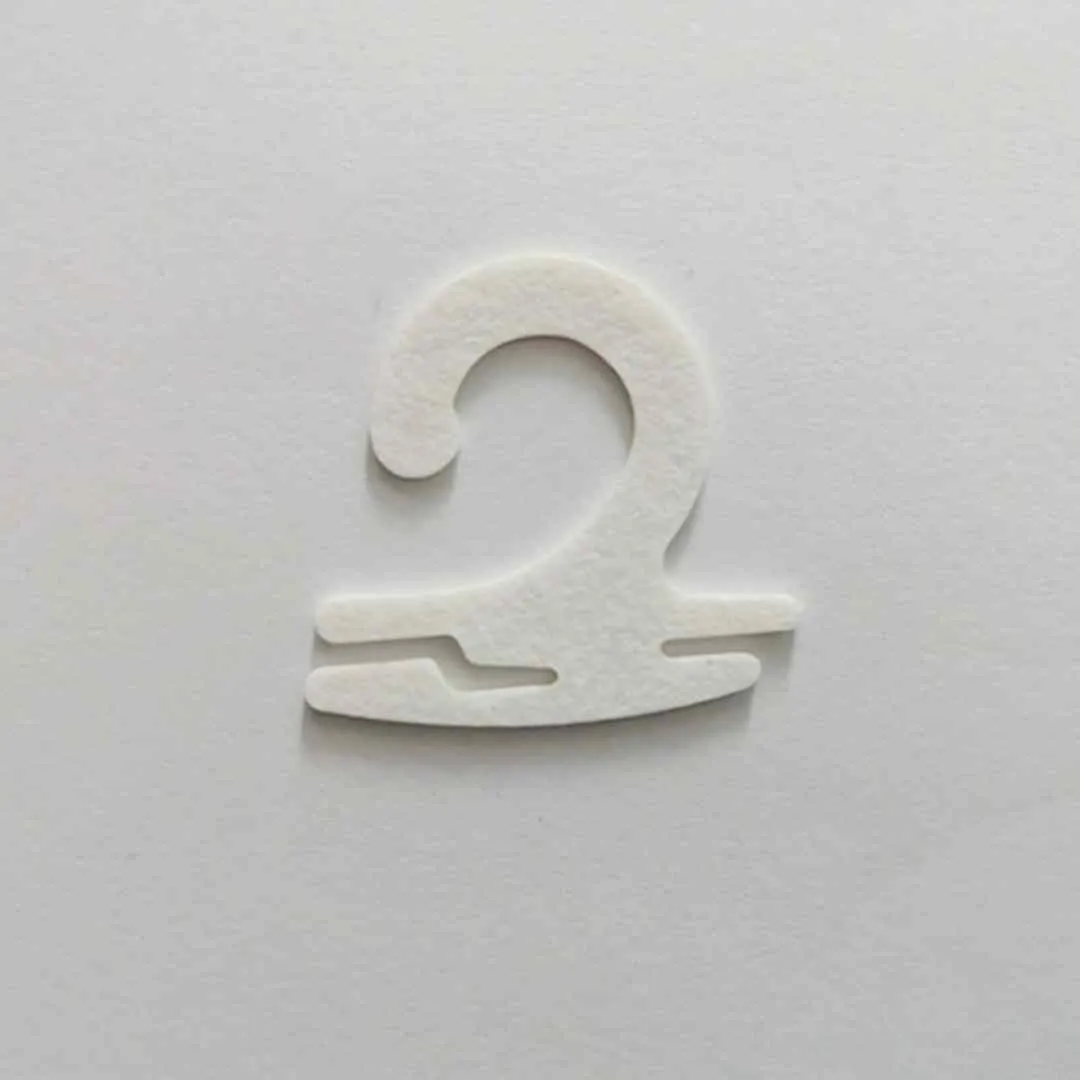 Customized cardboard paperboard hooks for socks retail store display