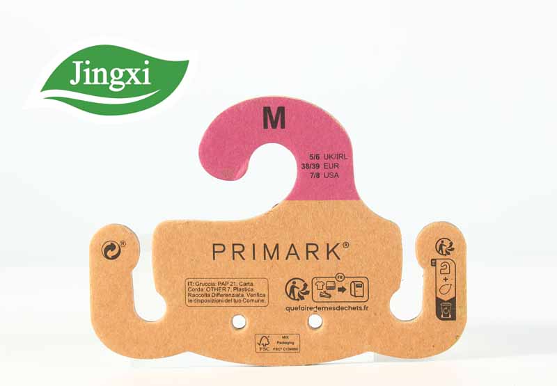 paper cardboard Flip Flop Organizer Hooks for retail shop rack display