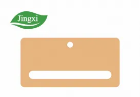 Custom printed kraft cardboard Hanger for brand scarves Display