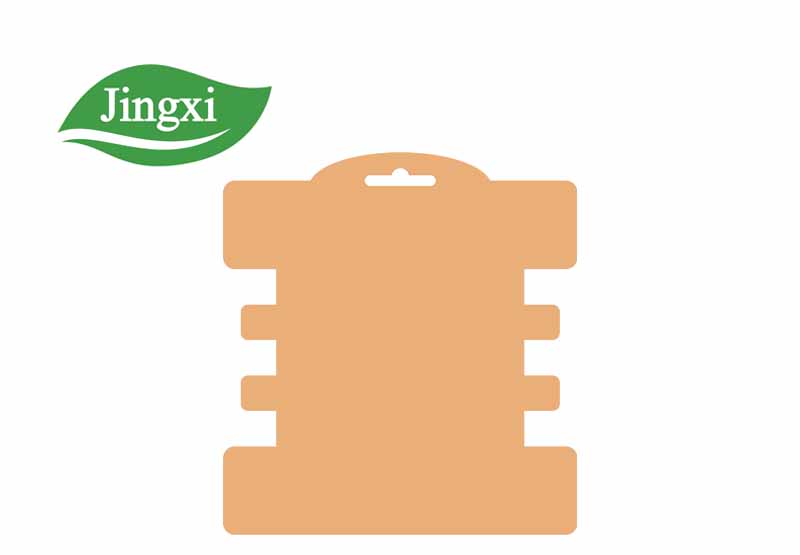 Eco friendly paper card hanger for hair band display