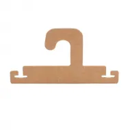 100% Recyclable sustainable chipboard cardboard hangers for bra & lingerie store